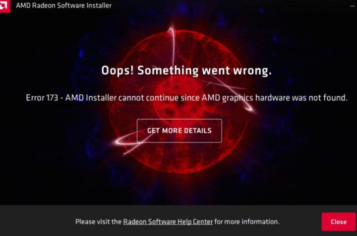 No AMD Graphics Driver Is Installed