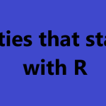 Cities that start with R