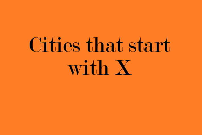 Cities that start with X
